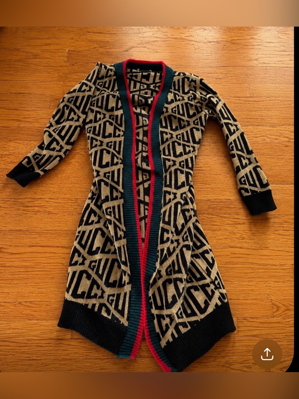 Sz small Gucci women's casual knit sweater dress